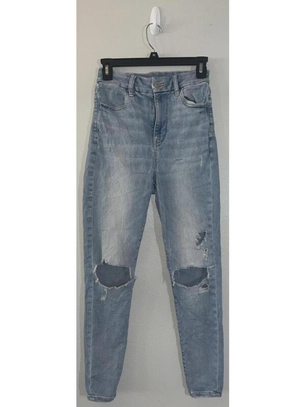 american eagle next level stretch CURVY HIGHEST RISE JEGGING SIZE 4 SHORT